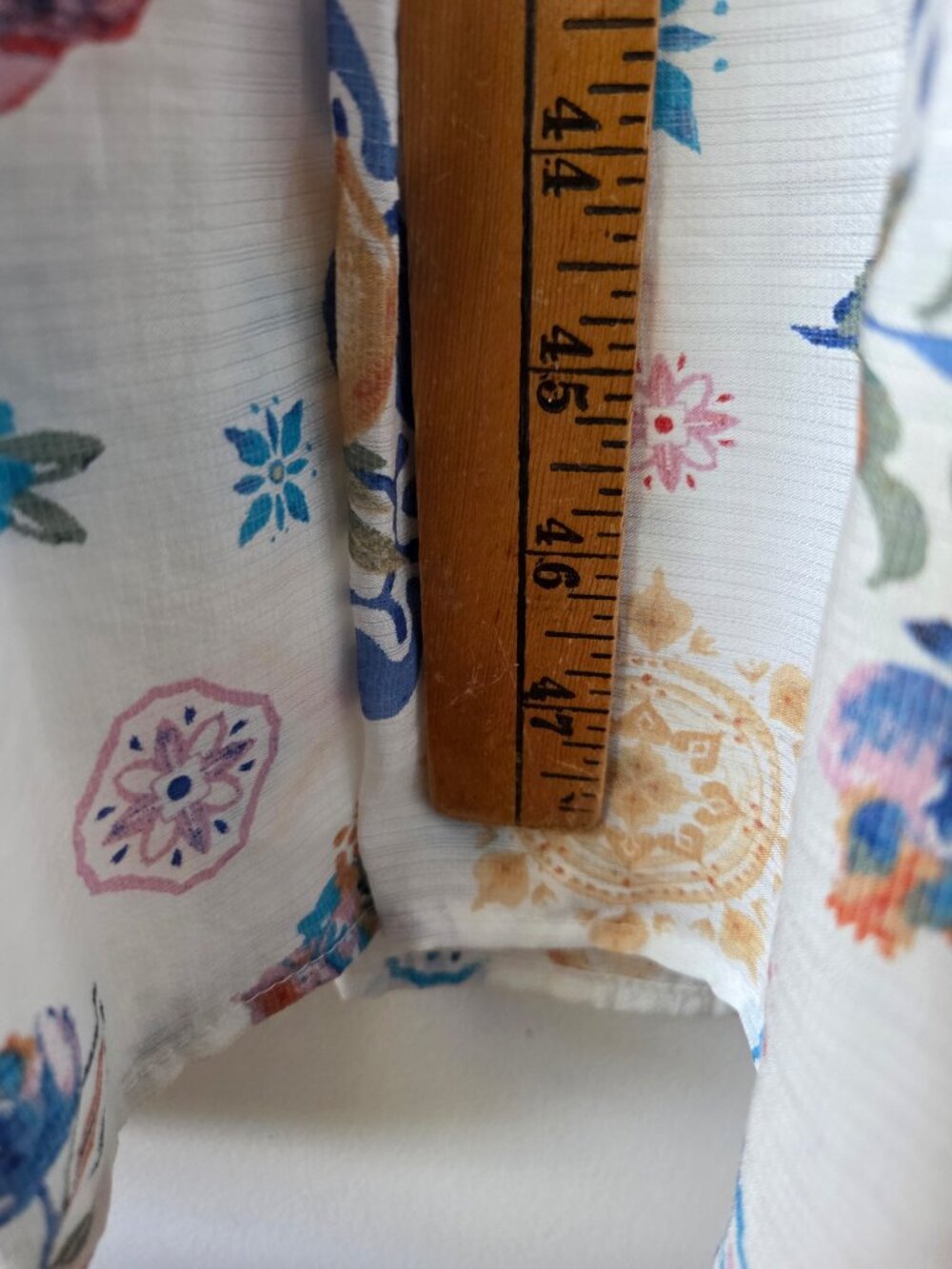 NWOT BLU PEPPER SUMMER PRINTED SMOCKED MAXI DRESS SIZE M - Picture 15 of 15